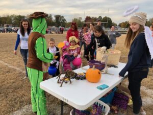 BASIC Club at Track-or-Treat