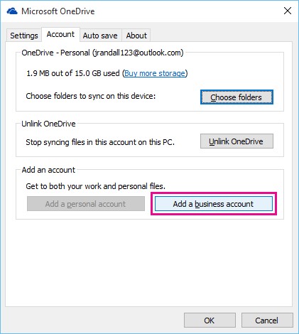Add Business Account